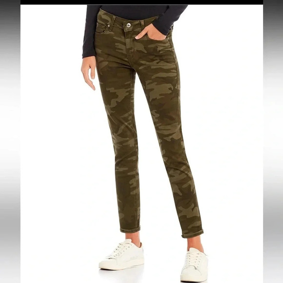 Levi's® 711 Camo Crop Ankle Skinny Jeans Size 29 - Picture 3 of 14